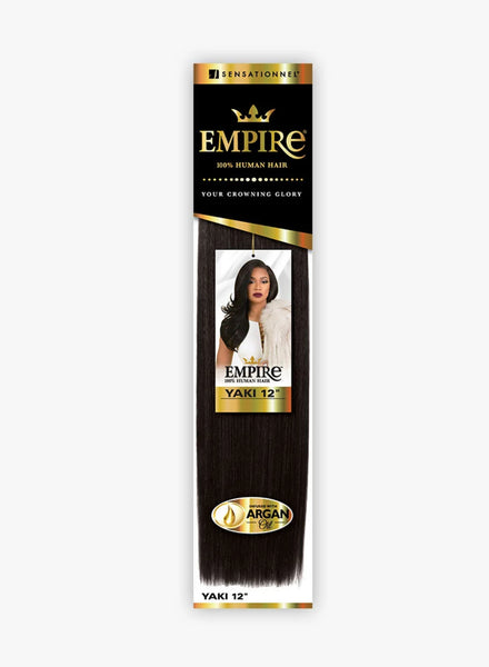 Sensationnel Human Hair Weave Empire Yaki Weaving