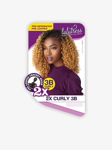 Sensationnel Lulutress Crochet Hair - 2x Curly 3B