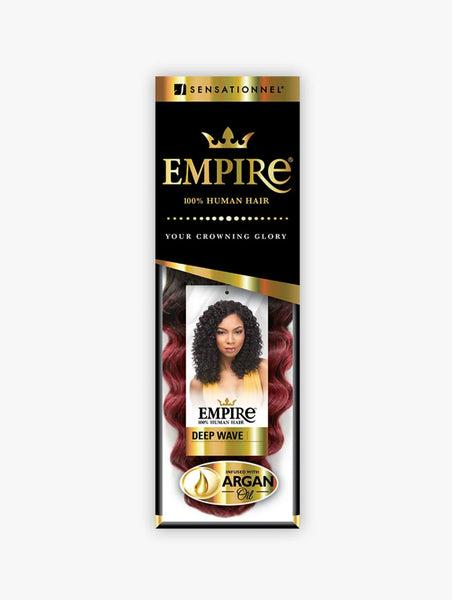 Sensationnel Human Hair Weave Empire Deep Wave 10" - 14"