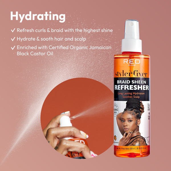 Red Styler Fixer Braid Sheen Refresher (6.8 US fl.oz.)