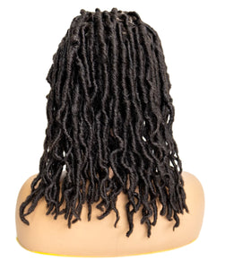 B & B Knotless Synthetic 100% Full HD Lace Wig - Knotless Loc 24"