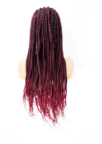 B & B knotless 100% full lace wig Fulani v 24”